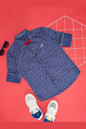 Pantaloons Boys Opaque Printed Casual Shirt