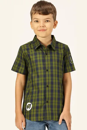 Killer Boys Premium Windowpane Checks Opaque Checked Casual Shirt