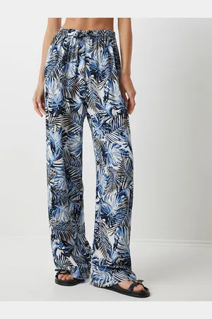 Happiness istanbul Women Printed Loose Fit Parallel Trousers