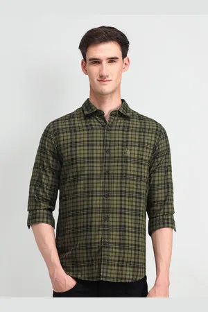 Ralph Lauren Men Comfort Tartan Checked Cotton Slim Fit Casual Shirt