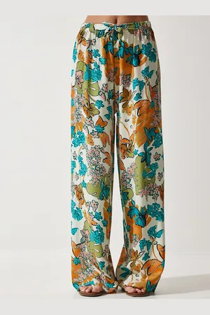 Happiness istanbul Women Floral Printed Trousers