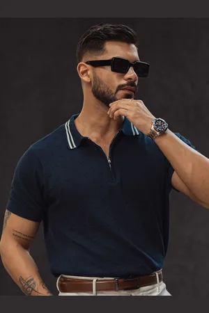 Powerlook Men Polo Collar T-shirt