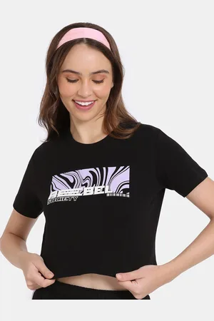 Zivame Print Cotton Crop Top