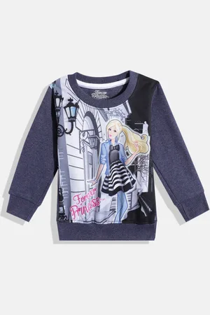 Eteenz Girls Graphic Cotton Printed Sweatshirt
