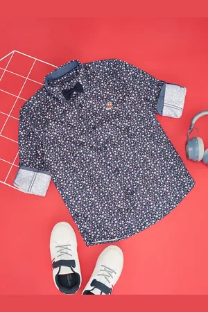 Pantaloons Boys Opaque Printed Casual Shirt