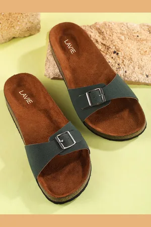 LAVIE Women Buckles Detail Open Toe Flats