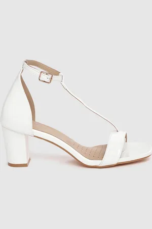 Mast & Harbour Women White Solid Heels