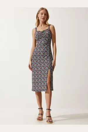 Happiness istanbul Women Floral Printed Sheath Dress