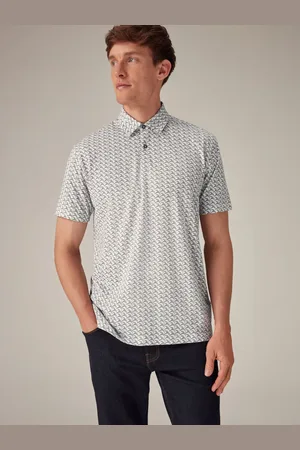 Next Conversational Printed Polo Collar T-shirt