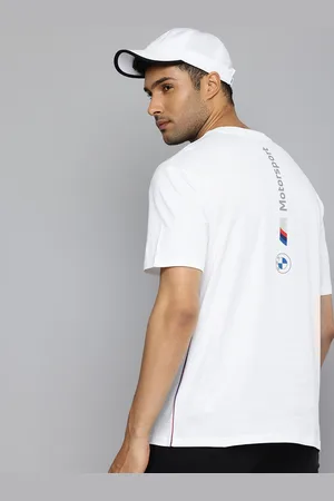 PUMA BMW M Logo Printed Pure Cotton Relaxed Fit T-shirt