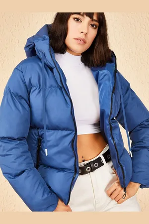 Bianco Lucci Hooded Puffer Jacket