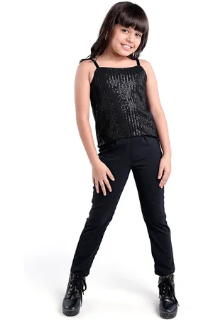 ARIAS Girls Embellished Top With Trousers