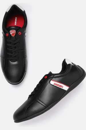 DUCATI Printed Leather Sneakers