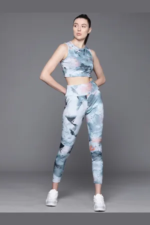 HRX Women Abstract Printed Rapid-Dry Tracksuit