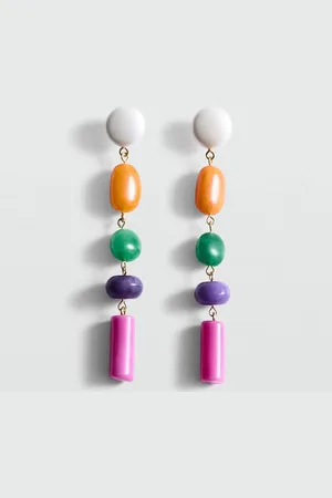 MANGO Contemporary Drop Earrings