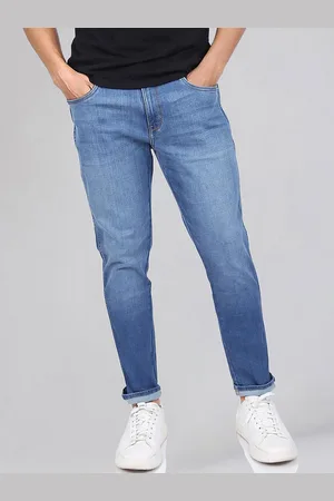 Wrangler Men Tapered Fit Heavy Fade Stretchable Jeans