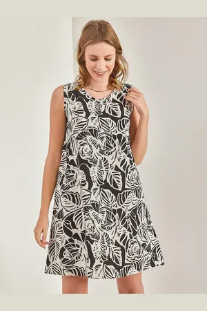 Bianco Lucci Women Floral Printed A-Line Dress