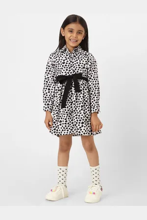 Nauti Nati Girls Printed Full Sleeve Dress