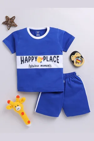 Toonyport Boys Printed Pure Cotton T-shirt with Shorts