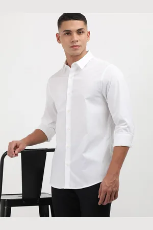 Calvin Klein Men Slim Fit Opaque Casual Shirt