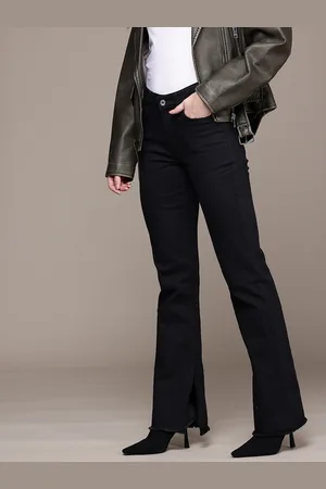MANGO Women Elle Straight Fit Stretchable Jeans