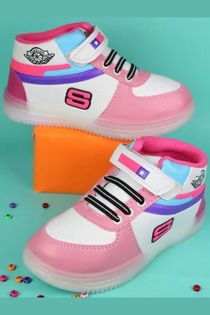 BAESD Kids Colourblocked Round Toe Lightweight Sneakers