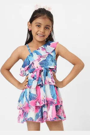 Nauti Nati Nautinati Girls Printed Sleeveless Dress