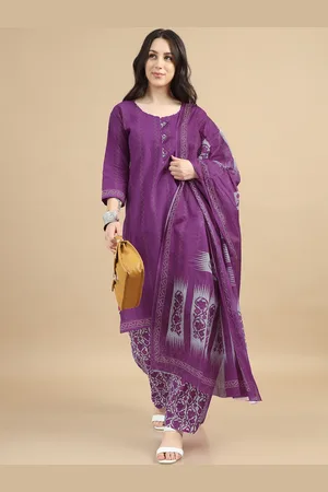 Miraan Printed Pure Cotton Unstitched Dress Material
