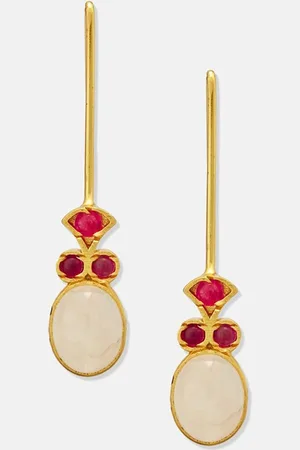 Fabindia Contemporary Enamelled Ear Cuff Earrings