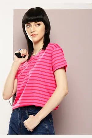 Dillinger Women Yarn Dyed Boxy T Shirt