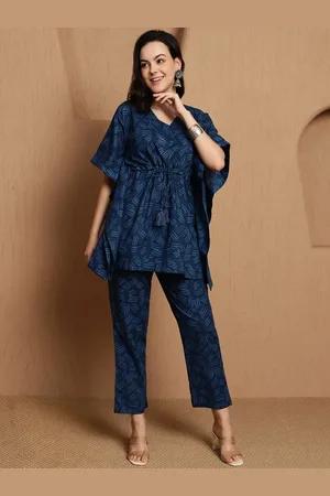 Sangria Printed Pure Cotton Tunic & Trouser Co-Ords