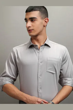 Highlander Men Solid Slim Fit Formal Shirt