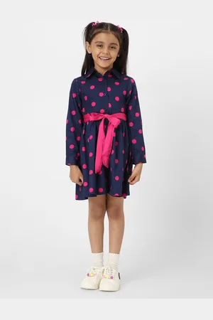 Nauti Nati Girls Printed Full Sleeve Dress