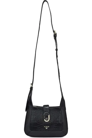 Da Milano Textured Leather Sling Bag