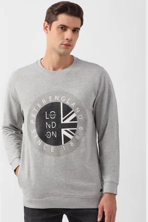 Peter England Graphic Printed Cotton Pullover