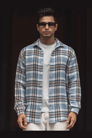 Powerlook Men Tartan Checks Opaque Checked Casual Shirt