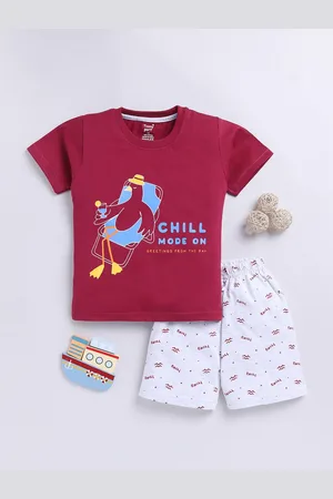 Toonyport Boys Pack of 2 Printed T-shirt with Shorts