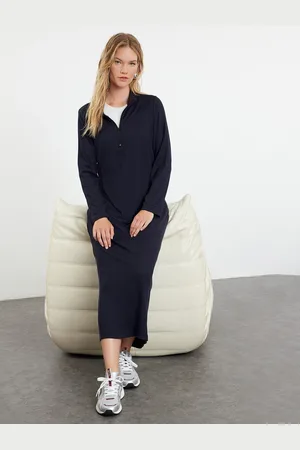 Trendyol Women Cotton Midi Dress