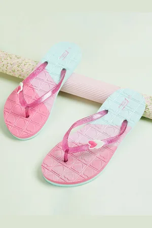 Lifestyle Girls Colourblocked Rubber Thong Flip-Flops