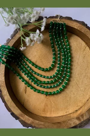 I Jewels Beaded Layered Necklace
