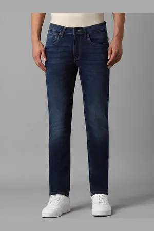 Louis Philippe Men Slim Fit Heavy Fade Jeans
