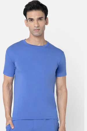 Bummer Men Solid Relaxed Fit Antimicrobial Round Neck T-shirt
