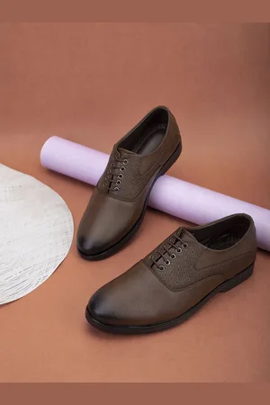 Provogue Men Round Toe Formal Oxfords