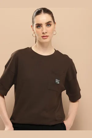 Difference of Opinion Women Oversized Drop Shoulder Ultra Soft Drapey Cotton T-Shirt