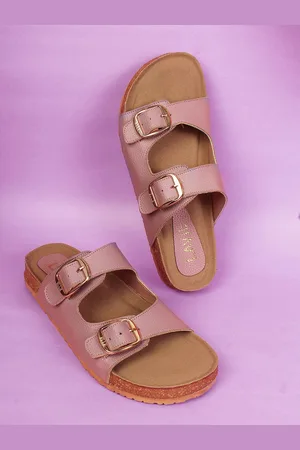 LAVIE Women Open Toe Flats With Buckles