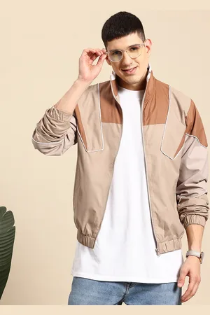 Mast & Harbour Men Colourblocked No Bomber Jacket