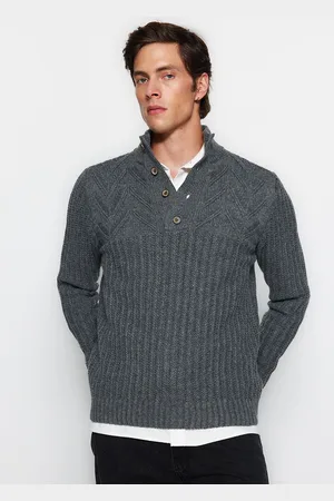 Trendyol Men Striped Polo Collar T-Shirt