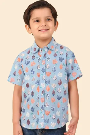 Fabindia Boys Conversational Printed Casual Shirt