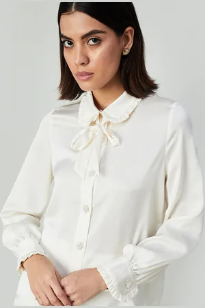 Lifestyle Women Tie-Up Shirt Style Top