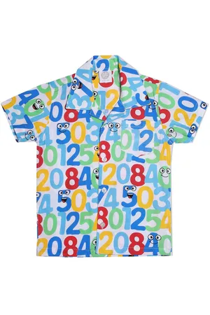 YK Boys Classic Opaque Printed Casual Shirt